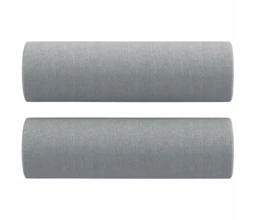 3-Osaline Diivanikomplekt Patjadega, Helehall, Kangas