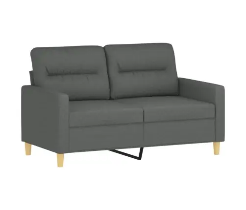 3-Osaline Diivanikomplekt Patjadega, Tumehall, Kangas