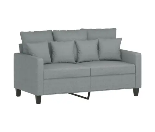 3-Osaline Diivanikomplekt Patjadega, Helehall, Kangas