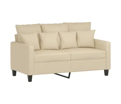 4-Osaline Diivanikomplekt Patjadega, Kreemjas, Kangas