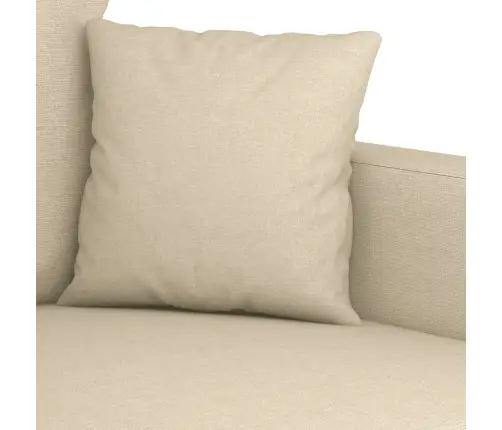 4-Osaline Diivanikomplekt Patjadega, Kreemjas, Kangas