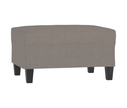 Četrdaļīgs Dīvānu Komplekts Ar Spilveniem, Pelēkbrūns Audums Vidaxl