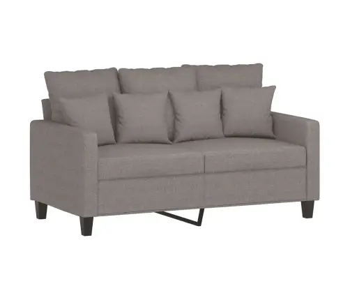 Divdaļīgs Dīvānu Komplekts Ar Spilveniem, Pelēkbrūns Audums Vidaxl