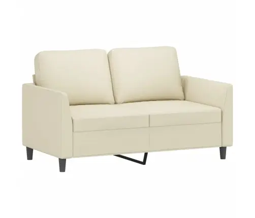 4-Osaline Diivanikomplekt Patjadega, Kreemjas, Kunstnahk