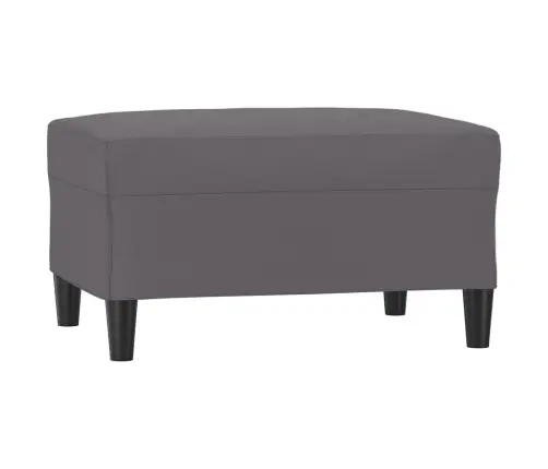 Četrdaļīgs Dīvānu Komplekts Ar Spilveniem, Pelēka Mākslīgā Āda Vidaxl