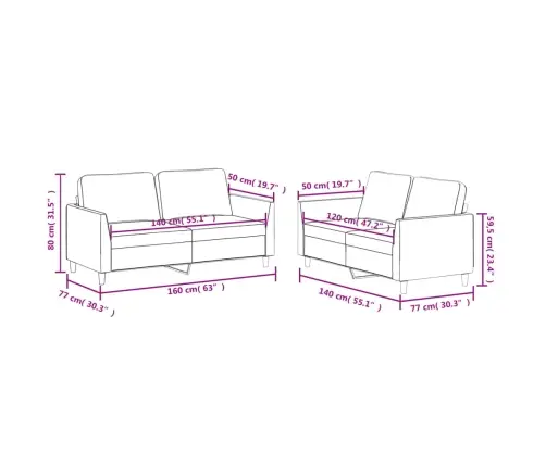 Divdaļīgs Dīvānu Komplekts, Spilveni, Krēmkrāsas Mākslīgā Āda Vidaxl