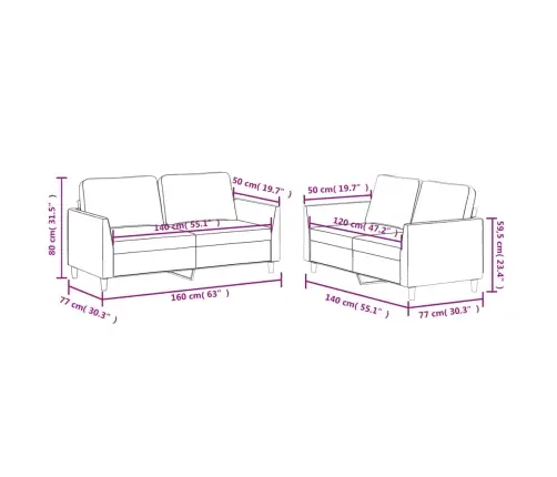 Divdaļīgs Dīvānu Komplekts Ar Spilveniem, Pelēka Mākslīgā Āda Vidaxl