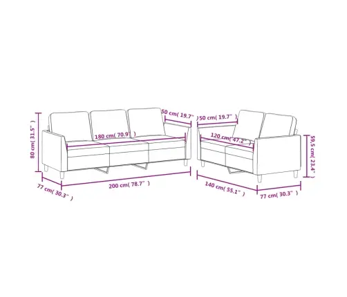 Divdaļīgs Dīvānu Komplekts Ar Spilveniem, Pelēka Mākslīgā Āda Vidaxl