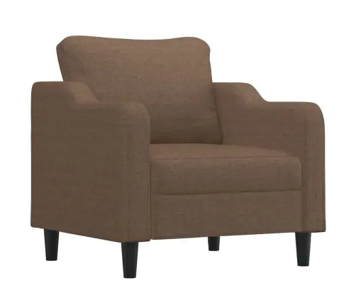 Trīsdaļīgs Dīvānu Komplekts Ar Spilveniem, Brūns Audums Vidaxl