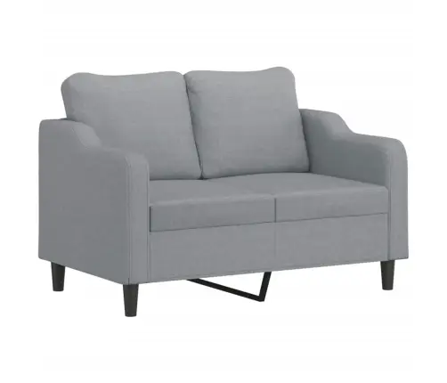 4-Osaline Diivanikomplekt Patjadega, Helehall, Kangas