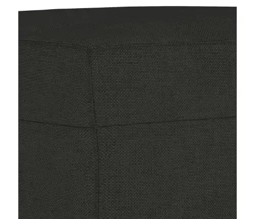 Četrdaļīgs Dīvānu Komplekts Ar Spilveniem, Melns Audums Vidaxl Četrdaļīgs Dīvānu Komplekts Ar Spilveniem, Melns Audums Vidaxl