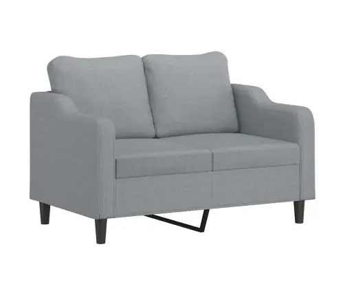 2-Osaline Diivanikomplekt Patjadega, Helehall, Kangas