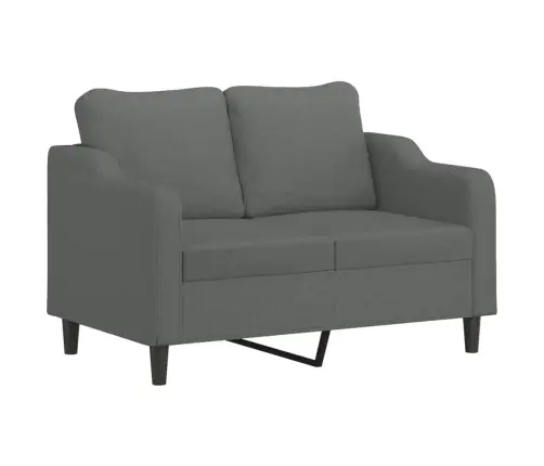 2-Osaline Diivanikomplekt Patjadega, Tumehall, Kangas