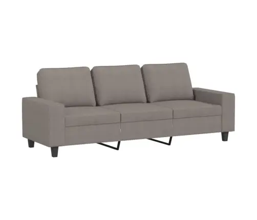 Trīsdaļīgs Dīvānu Komplekts, Pelēkbrūns Audums Vidaxl