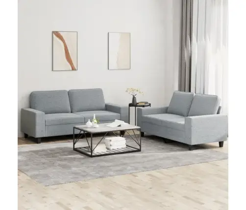 2-Osaline Diivanikomplekt, Helehall, Kangas