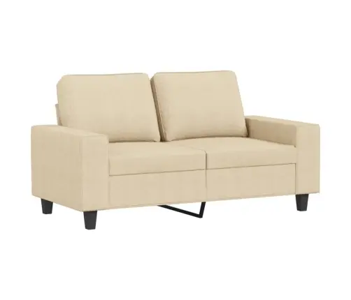 Trīsdaļīgs Dīvānu Komplekts, Krēmkrāsas Audums Vidaxl Trīsdaļīgs Dīvānu Komplekts, Krēmkrāsas Audums Vidaxl