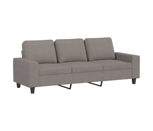 Trīsdaļīgs Dīvānu Komplekts, Pelēkbrūns Audums Vidaxl