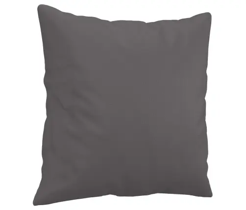 Divdaļīgs Dīvānu Komplekts Ar Spilveniem, Pelēka Mākslīgā Āda Vidaxl