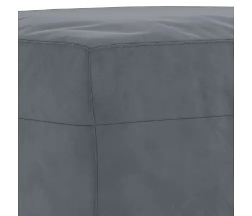 Sofos Komplektas, 3 Dalių, Tamsiai Pilkos Spalvos, Aksomas