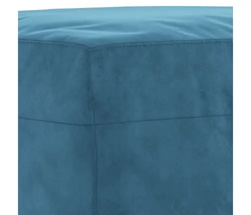 Trīsdaļīgs Dīvānu Komplekts, Zils Samts Vidaxl