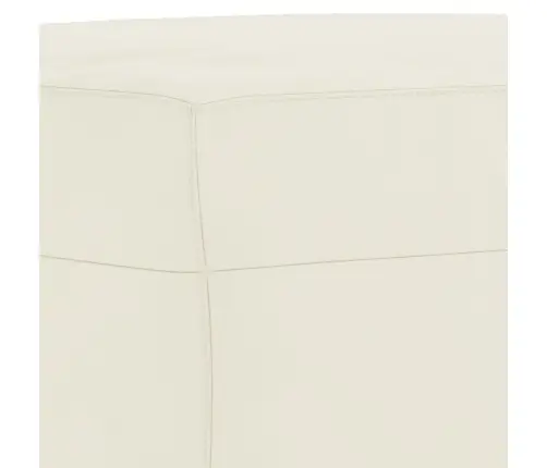 Trīsdaļīgs Dīvānu Komplekts Ar Spilveniem, Krēmkrāsas Samts Vidaxl