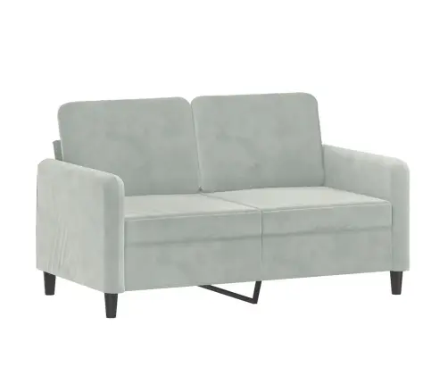 Divdaļīgs Dīvānu Komplekts, Gaiši Pelēks Samts Vidaxl Divdaļīgs Dīvānu Komplekts, Gaiši Pelēks Samts Vidaxl