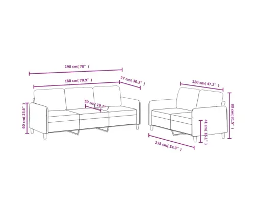 Divdaļīgs Dīvānu Komplekts, Gaiši Pelēks Samts Vidaxl Divdaļīgs Dīvānu Komplekts, Gaiši Pelēks Samts Vidaxl