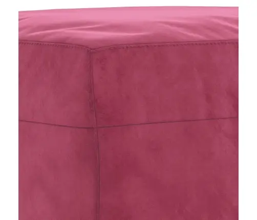 Sofos Komplektas, 3 Dalių, Raudonojo Vyno Spalvos, Aksomas