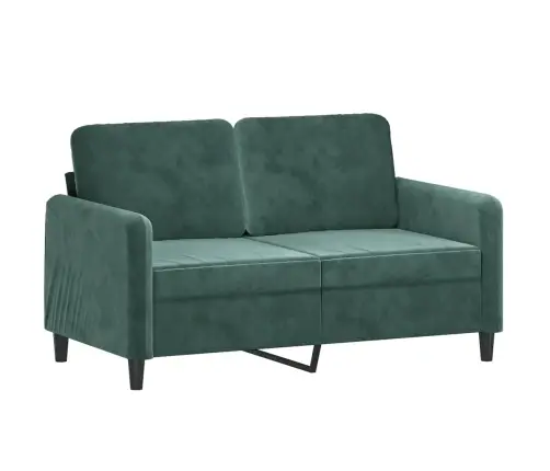 2-Osaline Diivanikomplekt Patjadega, Tumeroheline, Samet