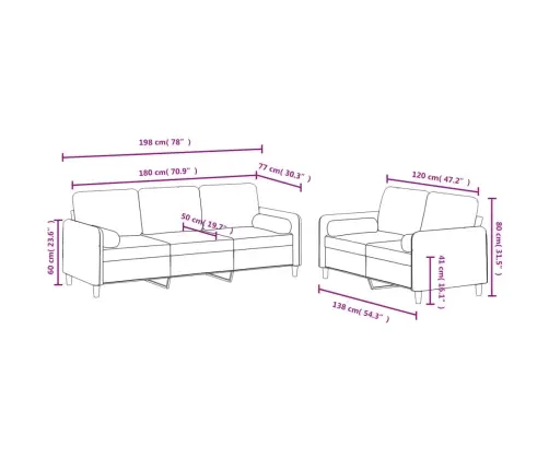 Divdaļīgs Dīvānu Komplekts Ar Spilveniem, Zils Samts Vidaxl