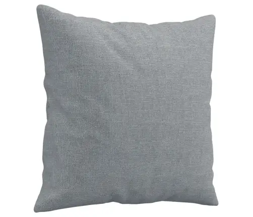 Četrdaļīgs Dīvānu Komplekts Ar Spilveniem, Gaiši Pelēks Audums Vidaxl