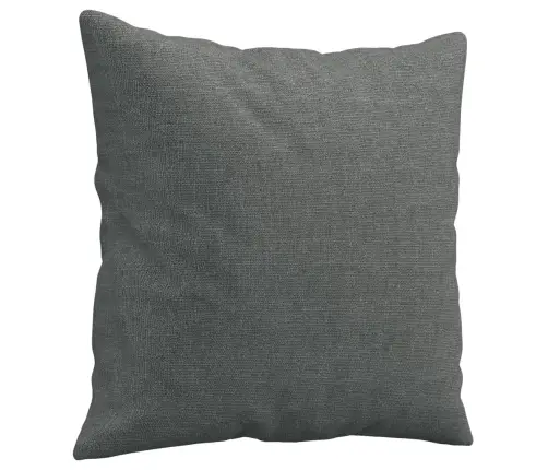 Četrdaļīgs Dīvānu Komplekts Ar Spilveniem, Tumši Pelēks Audums Vidaxl