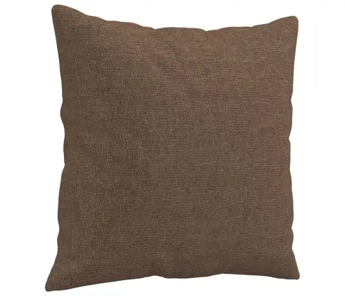 Četrdaļīgs Dīvānu Komplekts Ar Spilveniem, Brūns Audums Vidaxl