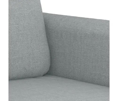 Divdaļīgs Dīvānu Komplekts Ar Spilveniem, Gaiši Pelēks Audums Vidaxl