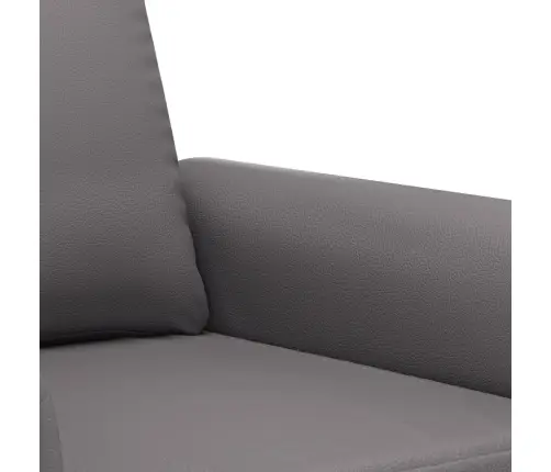 2-Osaline Diivanikomplekt Patjadega, Hall, Kunstnahk