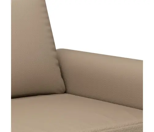 Divdaļīgs Dīvānu Komplekts, Kapučīno Krāsas Mākslīgā Āda Vidaxl