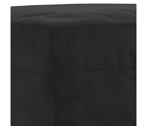 Četrdaļīgs Dīvānu Komplekts Ar Spilveniem, Melns Samts Vidaxl