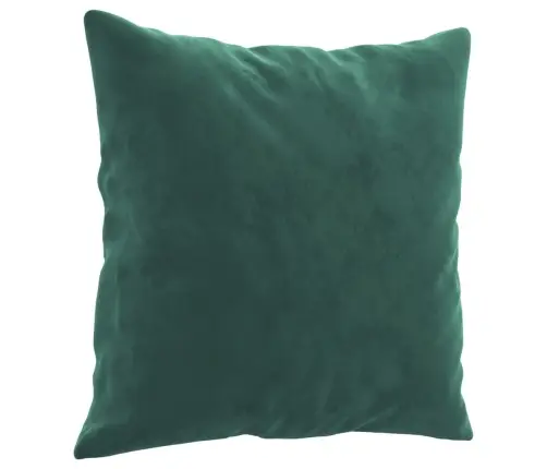 Divdaļīgs Dīvānu Komplekts Ar Spilveniem, Tumši Zaļš Samts Vidaxl