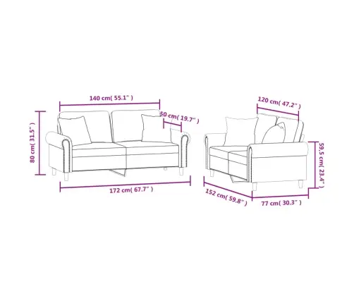 Divdaļīgs Dīvānu Komplekts Ar Spilveniem, Tumši Zaļš Samts Vidaxl