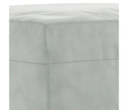 Sofos Komplektas Su Pagalvėmis, 3 Dalių, Pilkas, Aksomas