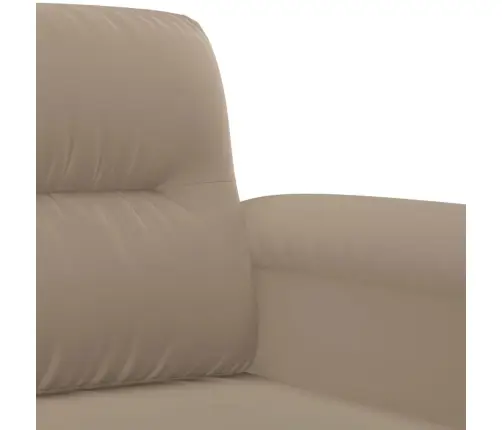 4-Osaline Diivanikomplekt Patjadega, Pruunikashall, Mikrofiiber