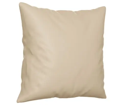 Četrdaļīgs Dīvānu Komplekts Ar Spilveniem, Krēm Audums Vidaxl