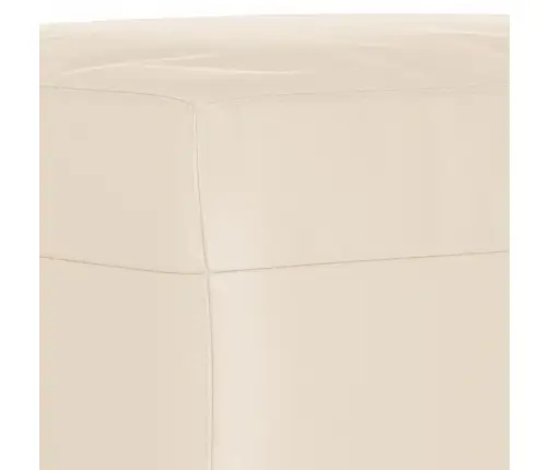 Četrdaļīgs Dīvānu Komplekts Ar Spilveniem, Bēša Audums Vidaxl