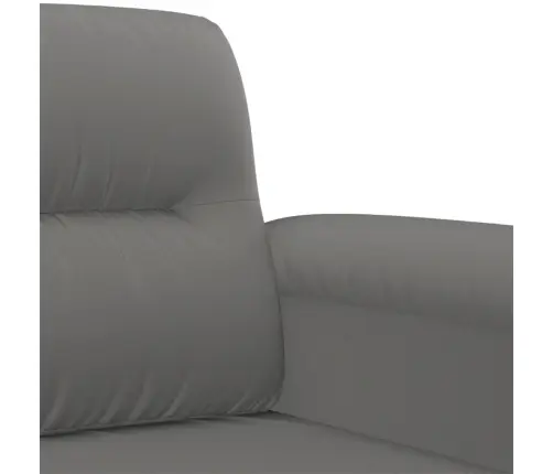 Trīsvietīgs Dīvānu Komplekts Ar Spilveniem, Tumši Pelēks Audums Vidaxl