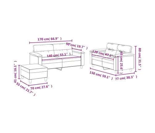Trīsdaļīgs Dīvānu Komplekts Ar Spilveniem, Melna Mākslīgā Āda Vidaxl