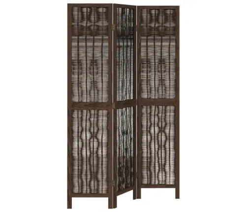 3 Paneeliga Ruumijagaja, Tumepruun, Paulownia Puit