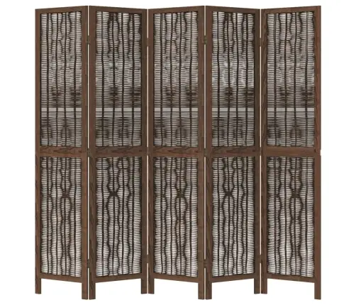 5 Paneeliga Ruumijagaja, Tumepruun, Paulownia Puit