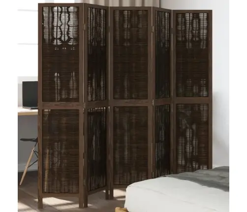 5 Paneeliga Ruumijagaja, Tumepruun, Paulownia Puit