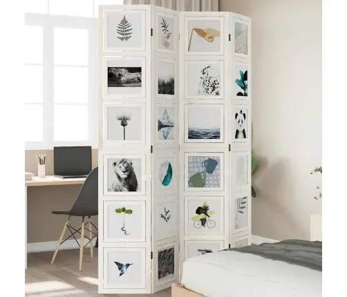 Kambario Pertvara, 4 Segmentai, Balta, Paulovnijos Masyvas