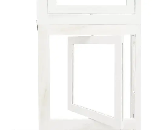 5-Paneļu Istabas Aizslietnis, Balts, Paulonijas Masīvkoks Vidaxl